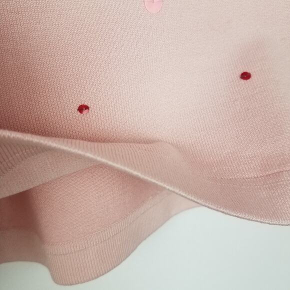 Tracy M | Silk Blend Pink Tank Top Sequins Med - Picture 6 of 6